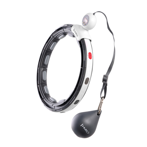 HULA HOOP SCHWARZ MIT MAGNET, GEWICHT UND ZÄHLER HMS