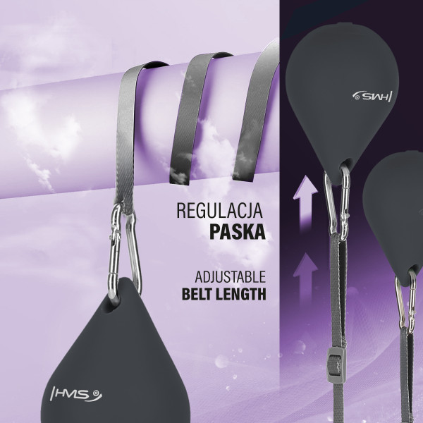 HULA HOOP SCHWARZ MIT MAGNET, GEWICHT UND ZÄHLER HMS