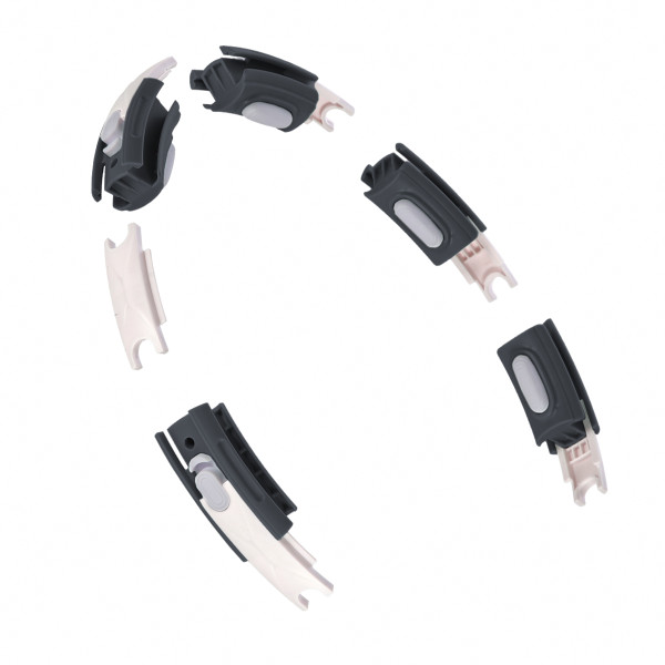 HULA HOOP SCHWARZ MIT MAGNET, GEWICHT UND ZÄHLER HMS