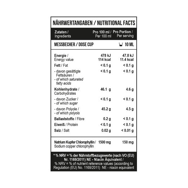 MST - Chlorophyll 500 ml