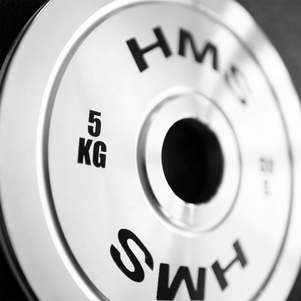 KALIBRIERTE OLYMPISCHE STAHLGEWICHTSSCHEIBE 5 KG HMS