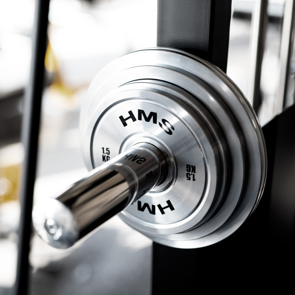 SET KALIBRIERTE OLYMPISCHE STAHLGEWICHTSSCHEIBEN 2 X 1,5–5,0 KG (22 KG) HMS