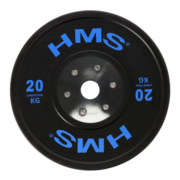 BUMPER OLYMPISCHE GEWICHTSSCHEIBE 20 KG HMS
