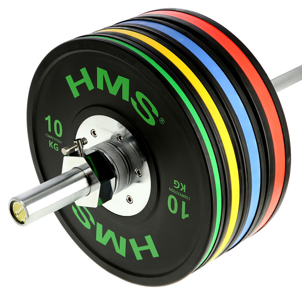 BUMPER OLYMPISCHE GEWICHTSSCHEIBE 20 KG HMS