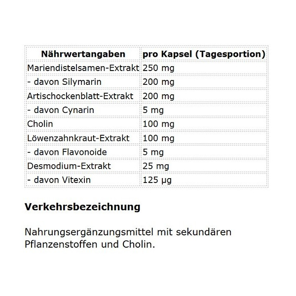 ProFuel Mariendistel Komplex 120 Kapseln