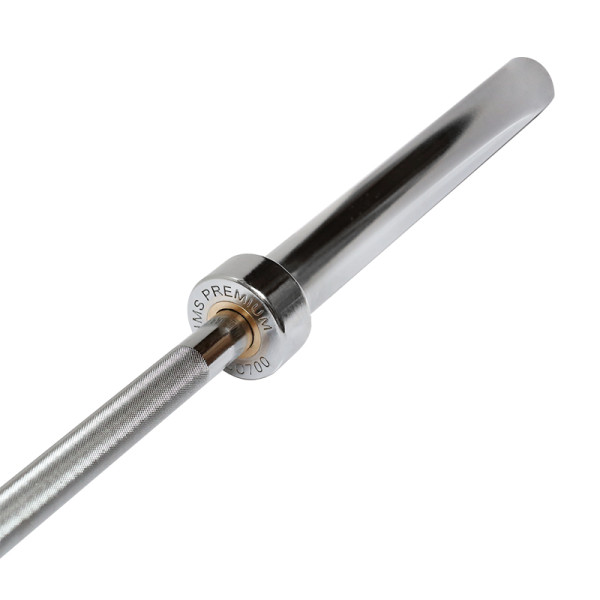 OLYMPISCHE LANGSTANGE 220 CM HMS MIT VERSCHLÜSSEN LOCK JAW BLACK