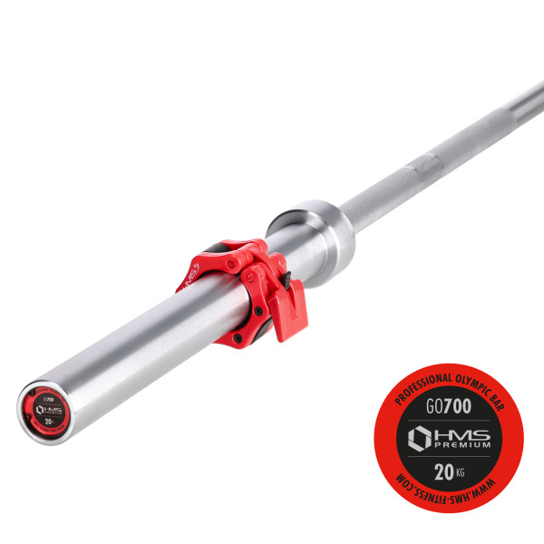 OLYMPISCHE LANGSTANGE 220 CM HMS MIT VERSCHLÜSSEN LOCK JAW BLACK