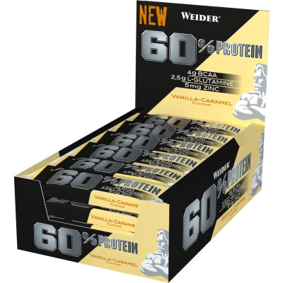 Weider 60% Protein Bar 24x45g OHNE ORIG. VERP.KARTON