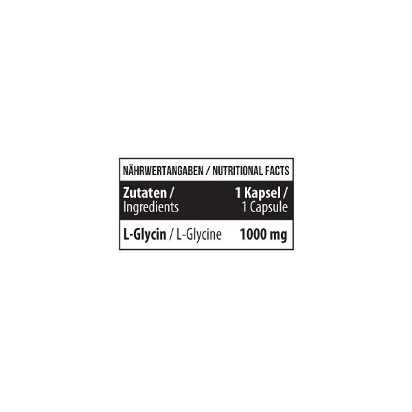 MST - Glycine 1000mg 60 Kapseln