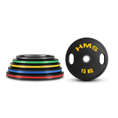 (2 X 15 KG) GUMMIERTE OLYMPISCHE GEWICHTSSCHEIBE 2 X 15...