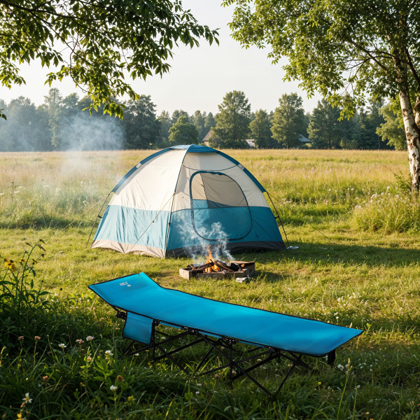 FELDBETT BLAU 188 CM – KLAPPBETT NILS CAMP