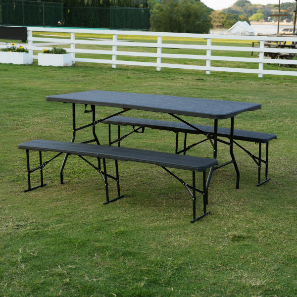 GARTENBANK ANTHRAZIT 183 CM – FALTBANK NILS CAMP