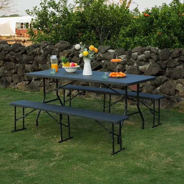 GARTENBANK ANTHRAZIT 183 CM – FALTBANK NILS CAMP