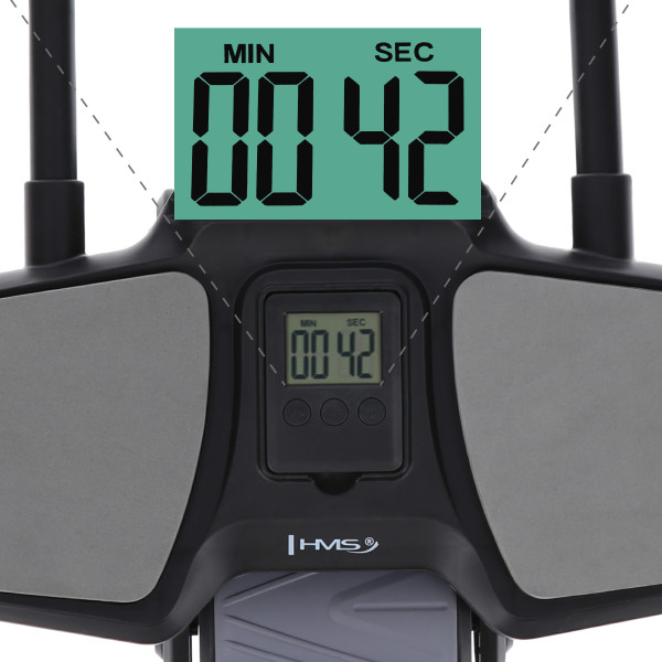 BLACK AUTOMATISCHES ABS-ROLLE MIT STÜTZE FÜR BAUCHMUSKELTRAINING HMS