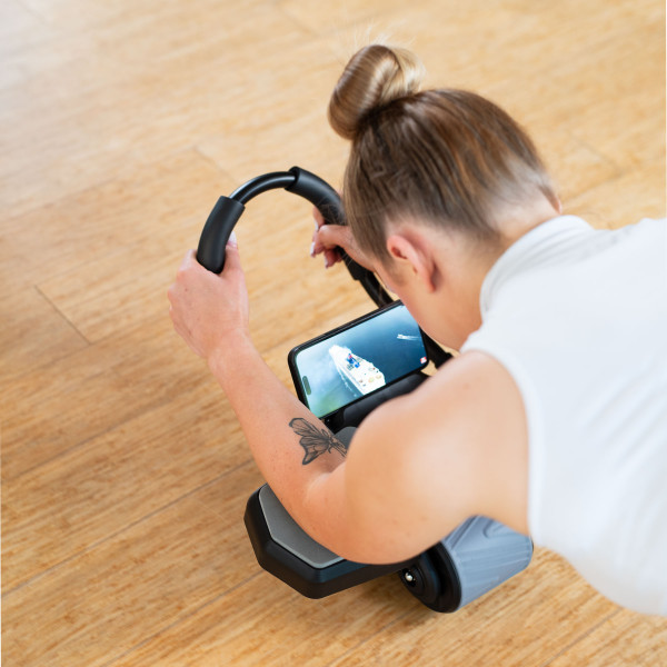 BLACK AUTOMATISCHES ABS-ROLLE MIT STÜTZE FÜR BAUCHMUSKELTRAINING HMS