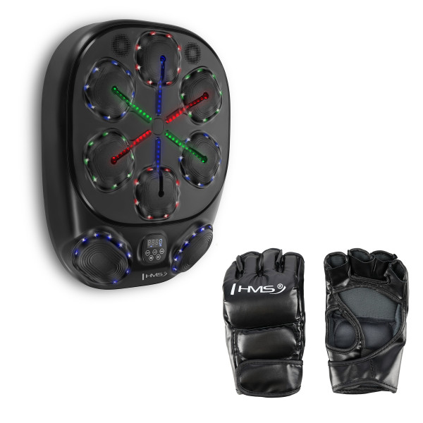 ELEKTRONISCHE BOXWAND BLUETOOTH MIT MUSIK, HANDSCHUHEN UND 4000MAH BATTERIE HMS