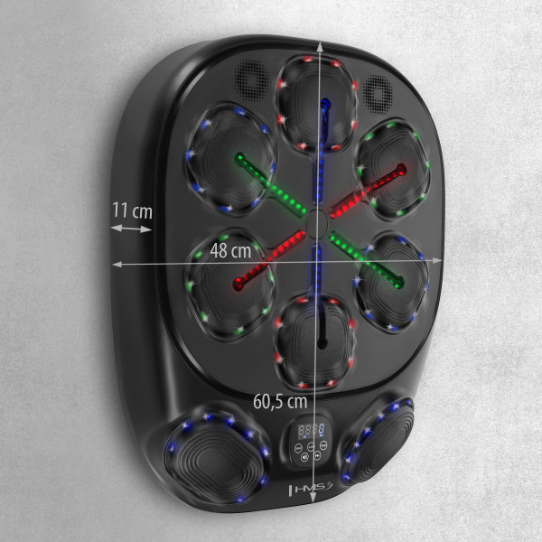 ELEKTRONISCHE BOXWAND BLUETOOTH MIT MUSIK, HANDSCHUHEN UND 4000MAH BATTERIE HMS