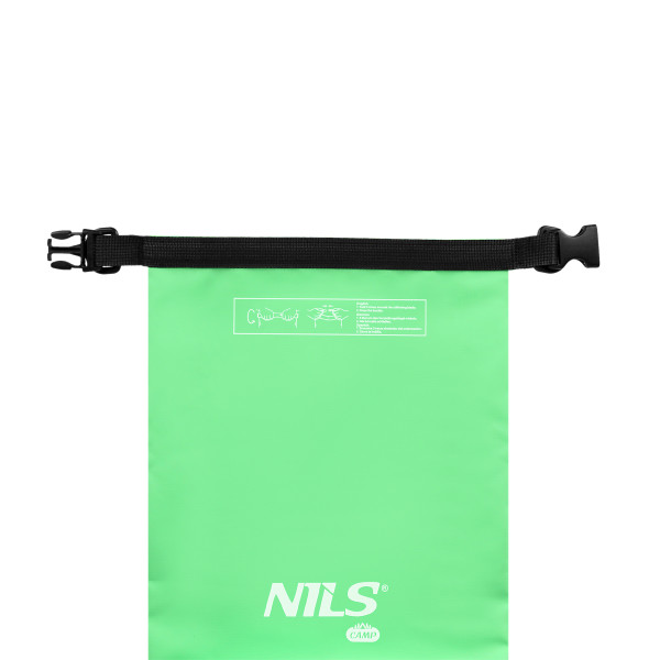 WASSERDICHTER BEUTEL GRÜN 10L NILS CAMP