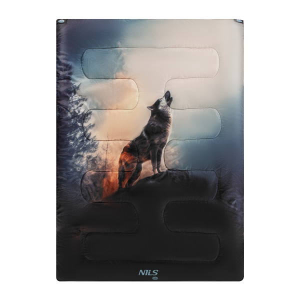 SCHLAFSACK 3-IN-1 DOPPELT WOLF NILS CAMP