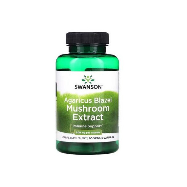 Swanson Agaricus Blazei Pilzextrakt - 500 mg 90 Kapseln