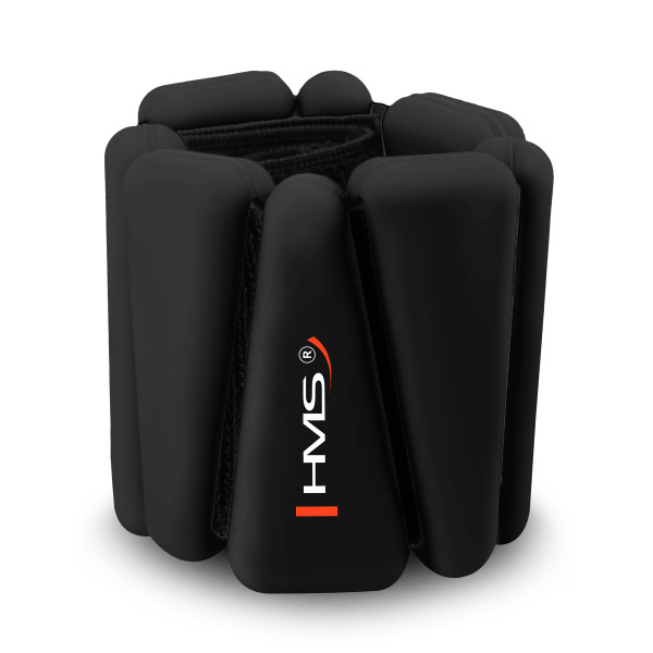 SCHWARZE SILIKON-GEWICHTSMANSCHETTEN FÜR KNÖCHEL UND HANDGELENKE HMS