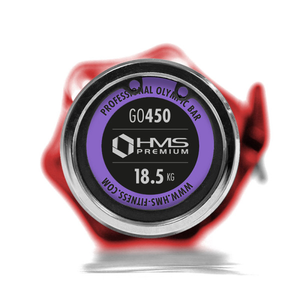 OLYMPISCHE LANGSTANGE 220 CM HMS MIT VERSCHLÜSSEN LOCK JAW BLACK