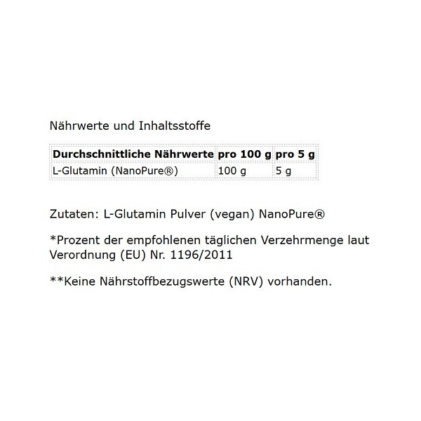 GN Nano Pure Glutamine 500g