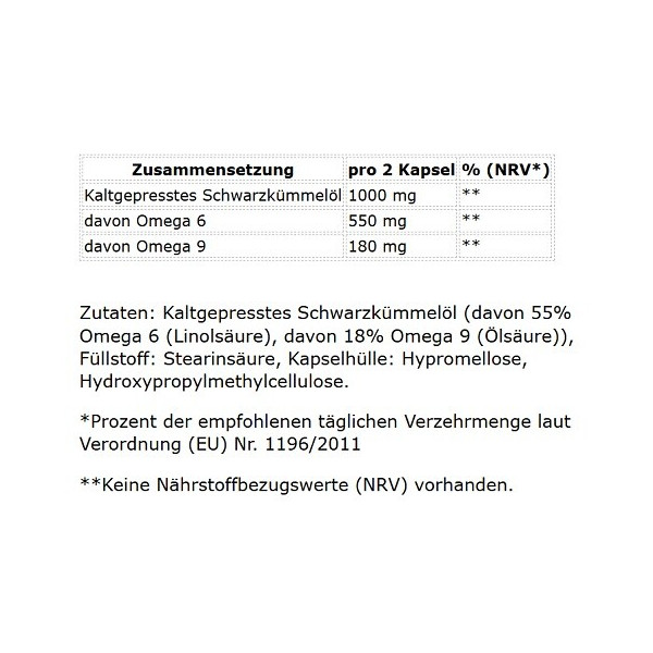 GN Ägyptisches Schwarzkümmel Öl 200 Kapseln
