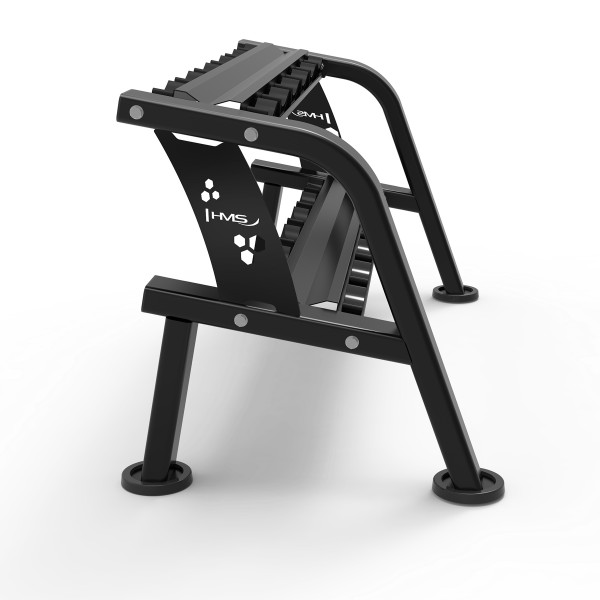 DOPPELREIHIGER HANTELSTÄNDER FÜR 6 PAARE COMMERCIAL HMS